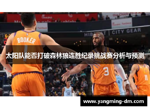 太阳队能否打破森林狼连胜纪录挑战赛分析与预测
